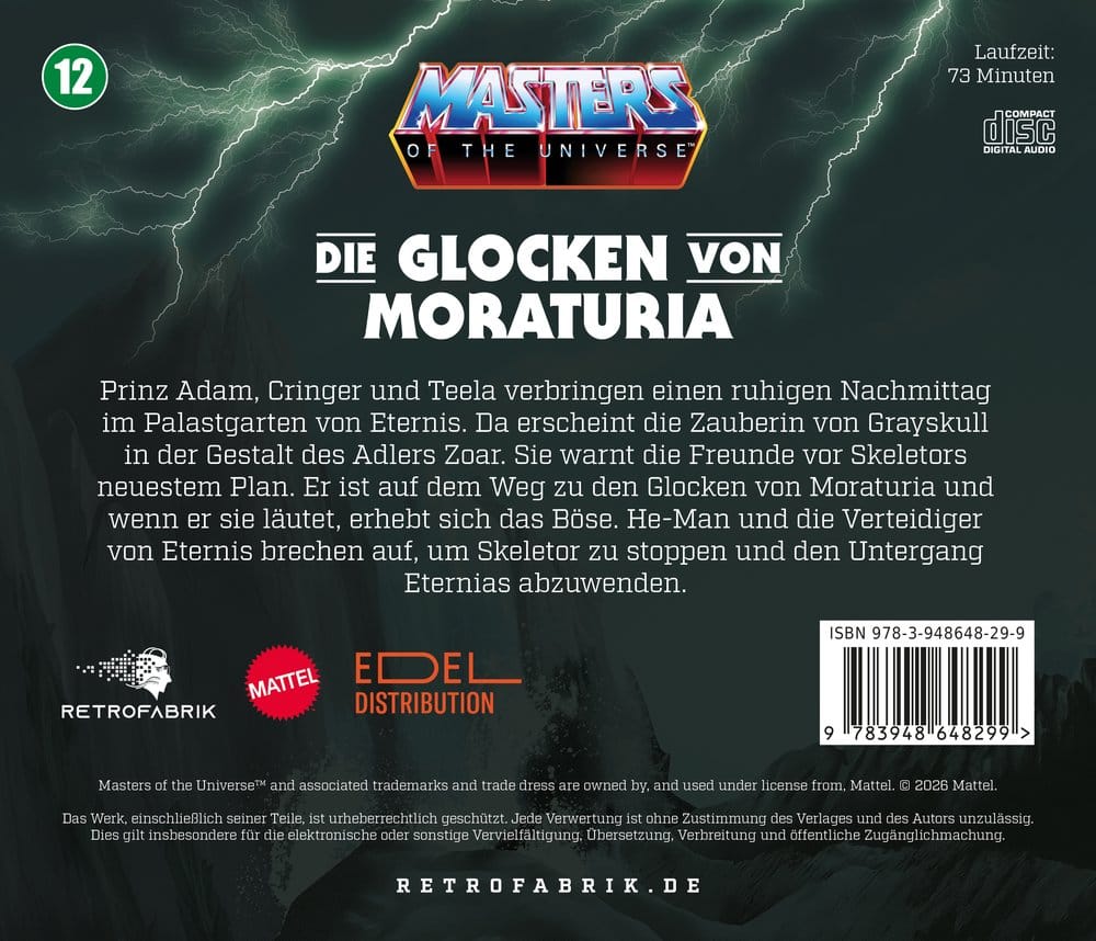 Masters of the Universe Hörspiel-CD Folge 12: Die Glocken von Moraturia *Deutsche Version*