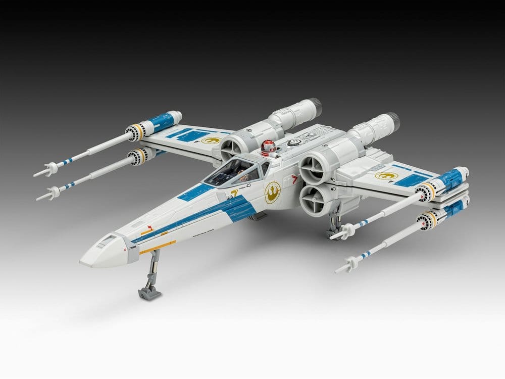Star Wars The Mandalorian and Grogu Revell Model Set Modellbausatz 1/57 New Republic X-Wing Fighter 22 cm