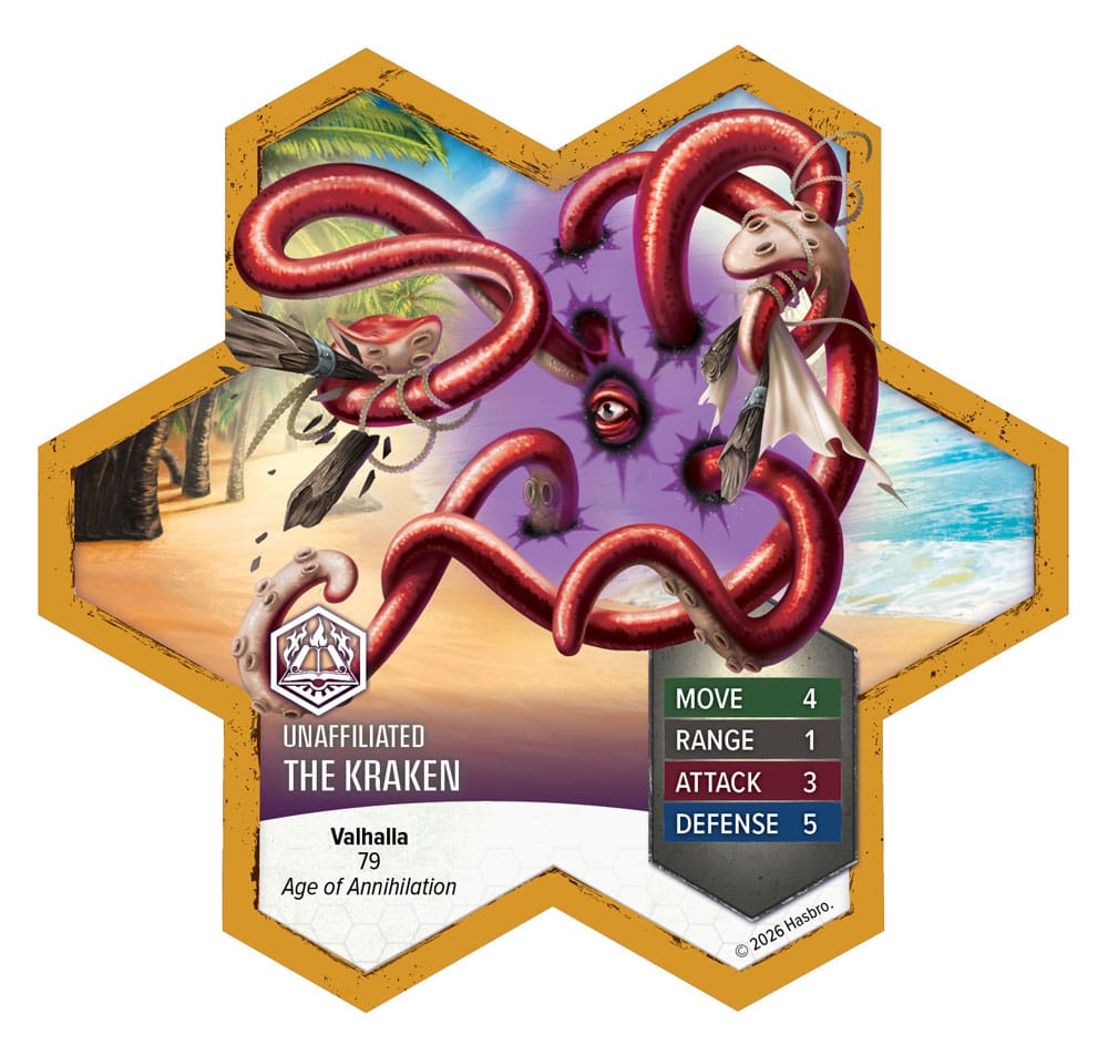 Heroscape Armeeerweiterung Age of Annihilation Thormun & Kraken *Englische Version*
