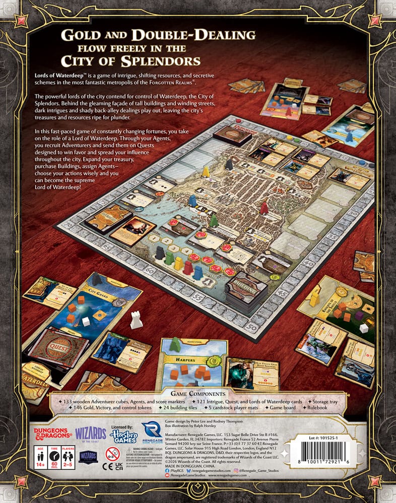 Dungeons & Dragons Brettspiel Lords of Waterdeep*Englische Version*