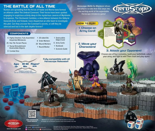 Heroscape Brettspiel Battle for Blackscar Battle Box *Englische Version*
