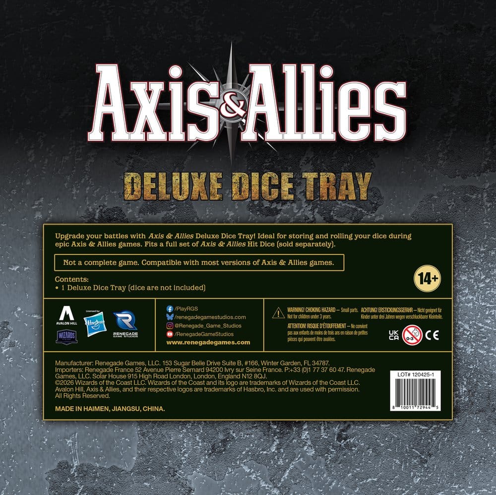 Axis & Allies Deluxe Würfelschale *Englische Version*