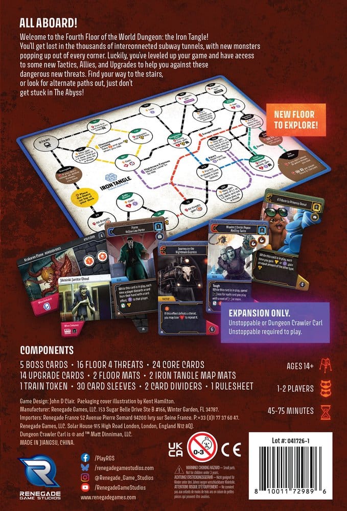 Dungeon Crawler Carl Unstoppable: The Iron Tangle Erweiterung *Englische Version*