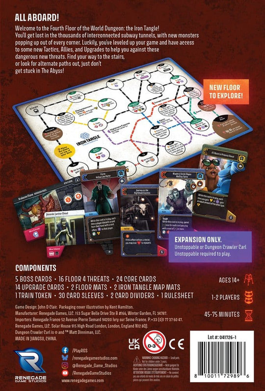 Dungeon Crawler Carl Unstoppable: The Iron Tangle Erweiterung *Englische Version*