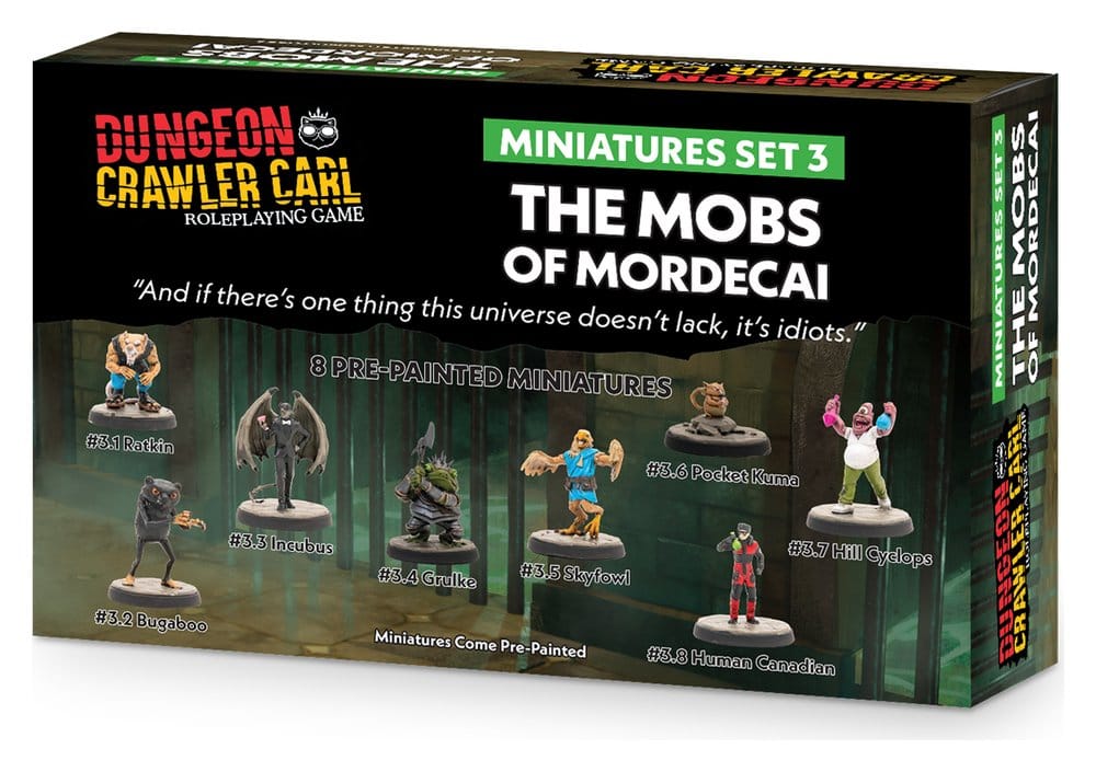 Dungeon Crawler Carl Miniaturen-Set 3 Mobs of Mordecai