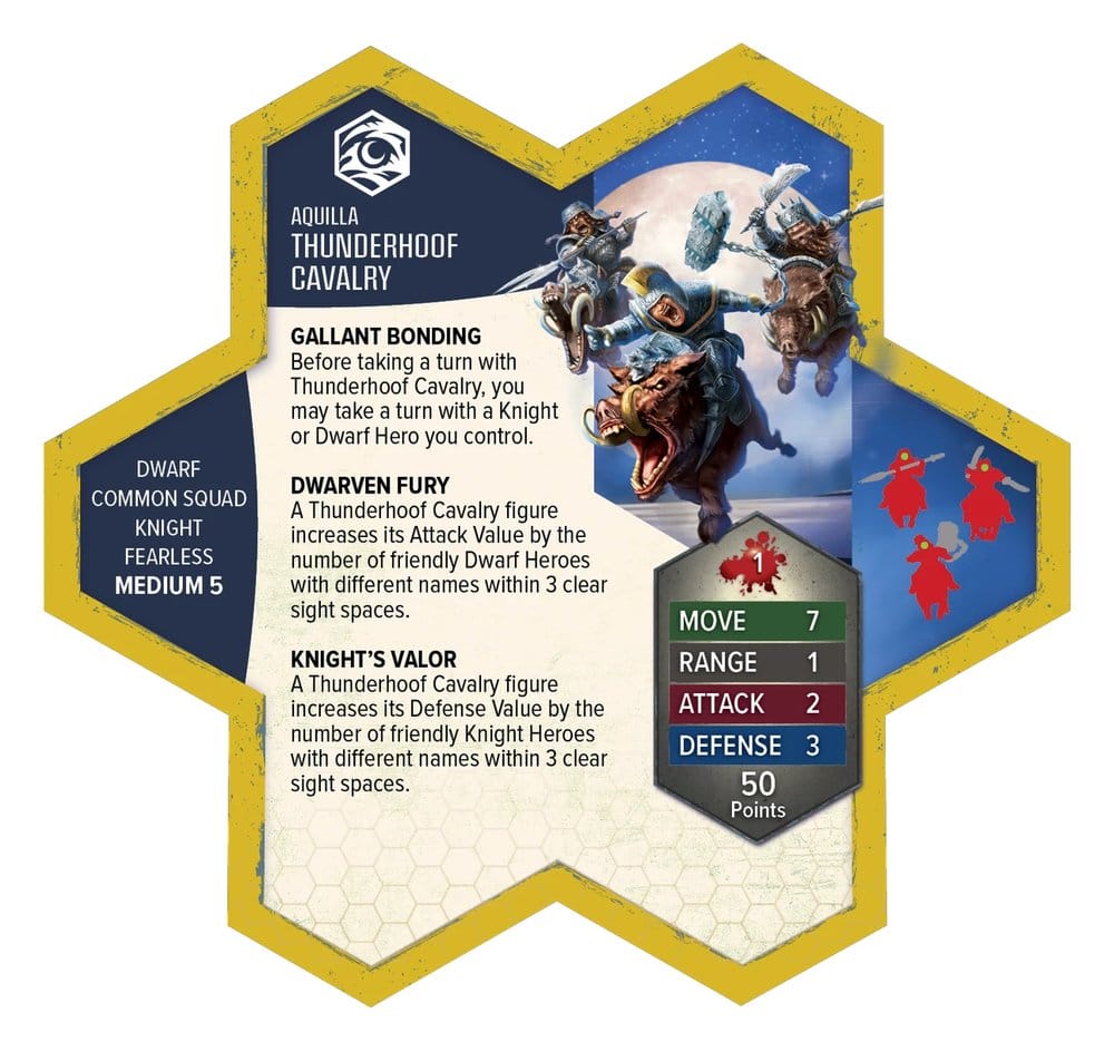 Heroscape Armeeerweiterung Thunderhoof Calvary Standard Edition *Englische Version*