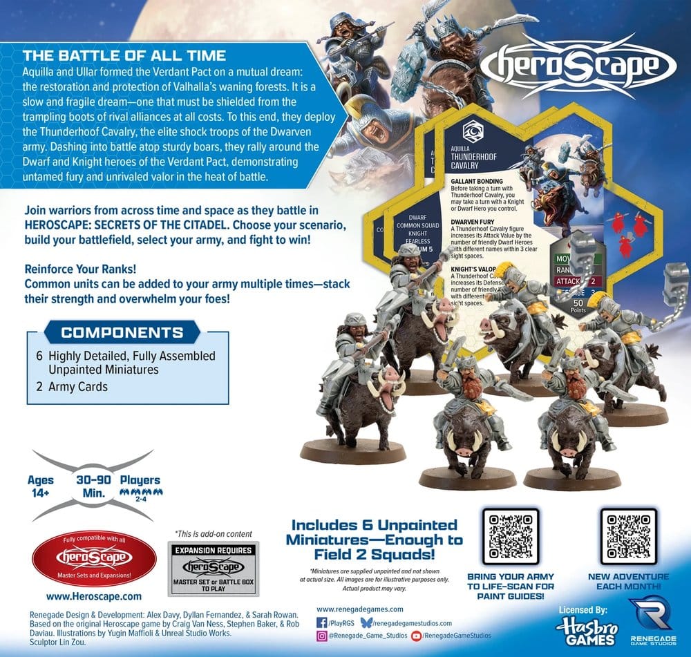 Heroscape Armeeerweiterung Thunderhoof Calvary Standard Edition *Englische Version*