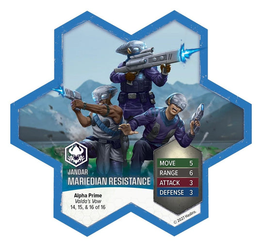 Heroscape Armeeerweiterung Mariedian Resistance Fighters Standard Edition *Englische Version*
