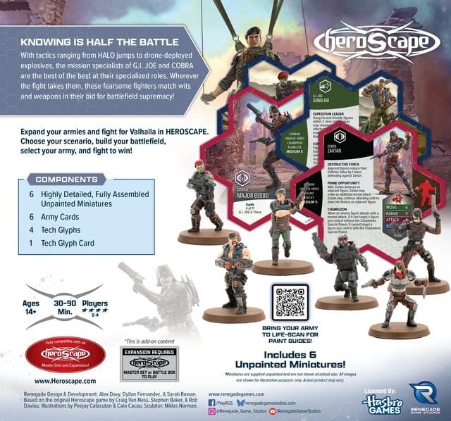 G.I. JOE Heroscape Armeeerweiterung Mission Specialists Standard Edition *Englische Version*