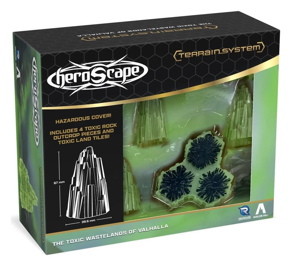 Heroscape Geländeerweiterung Toxic Wastelands of Valhalla *Englische Version*