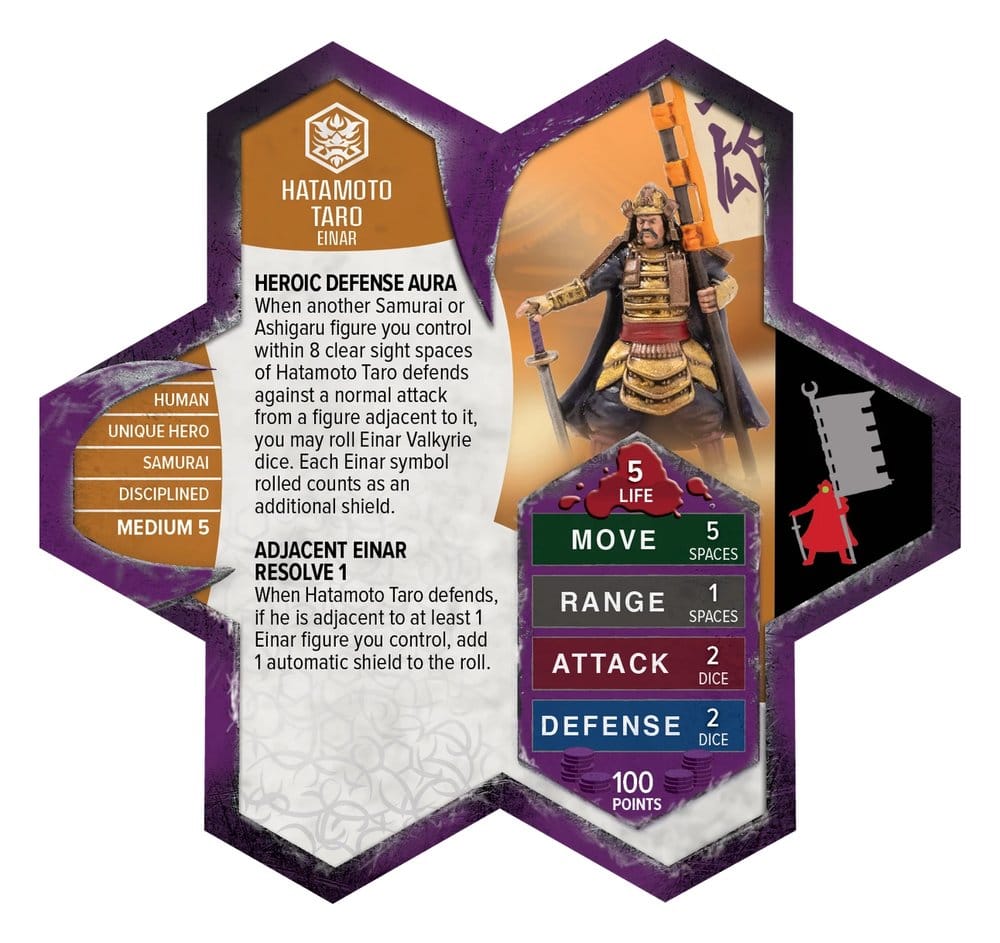 Heroscape Armeeerweiterung Einar High Command Remastered – Standard Edition *Englische Version*