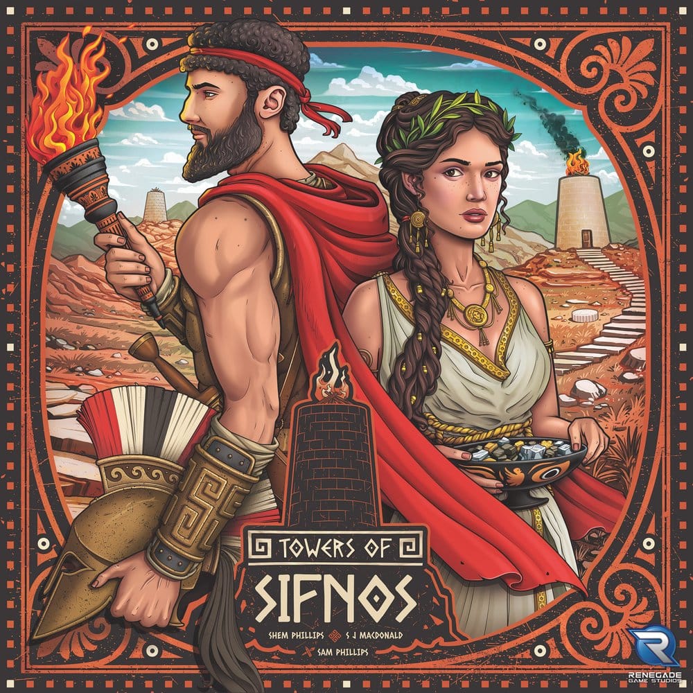 Towers of Sifnos Brettspiel *Englische Version*