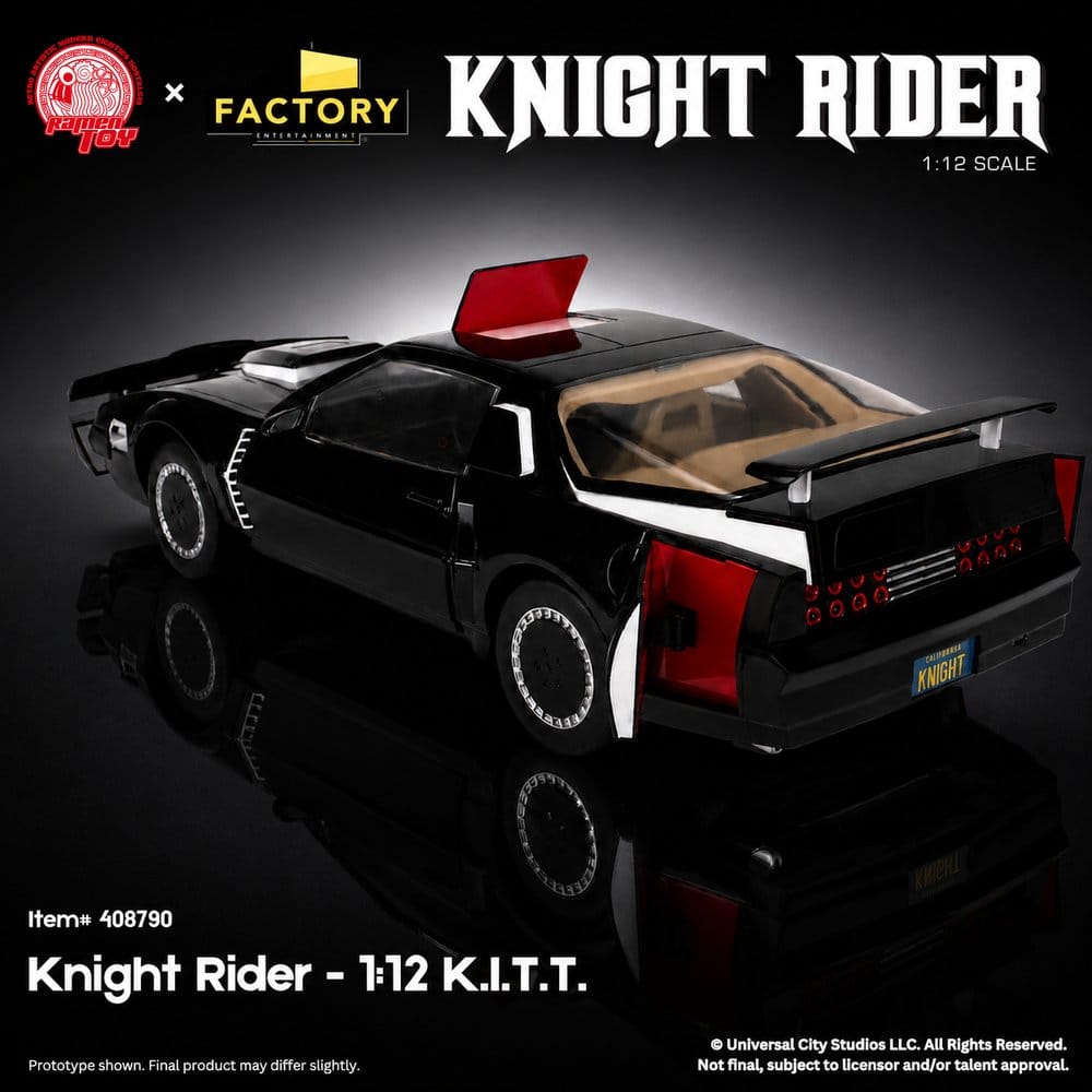 Knight Rider Actionfigur 1/12 K.I.T.T. mit Michael Knight