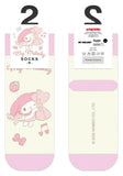 Sanrio Socken My Melody Big Ribbon Short 36-40