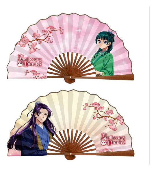 Die Tagebücher der Apothekerin Japanese Bamboo Fächer Maomao & Jinshi