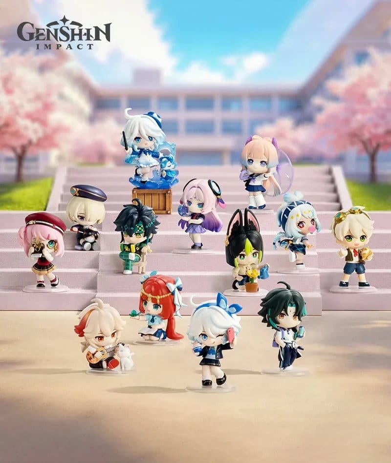 Genshin Impact Chibi Minifiguren Academy's Light and Shadow Poetry Blind Box Display (12)