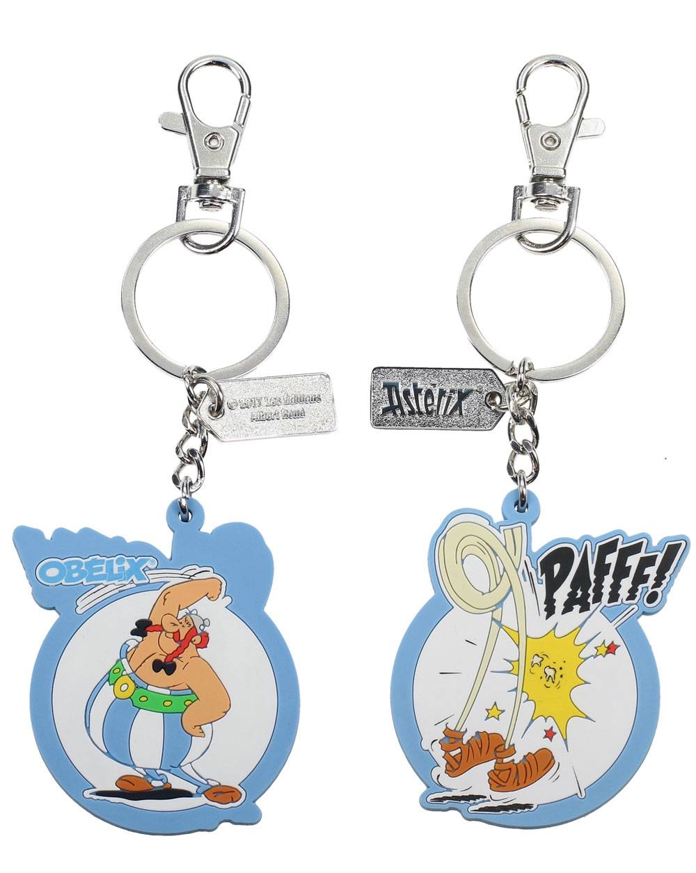 Asterix Gummi-Schlüsselanhänger Obelix 7 cm