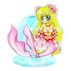 Mermaid Melody: Pichi Pichi Pitch Acryl Figur Luchia Nanami with Flowers 21 cm