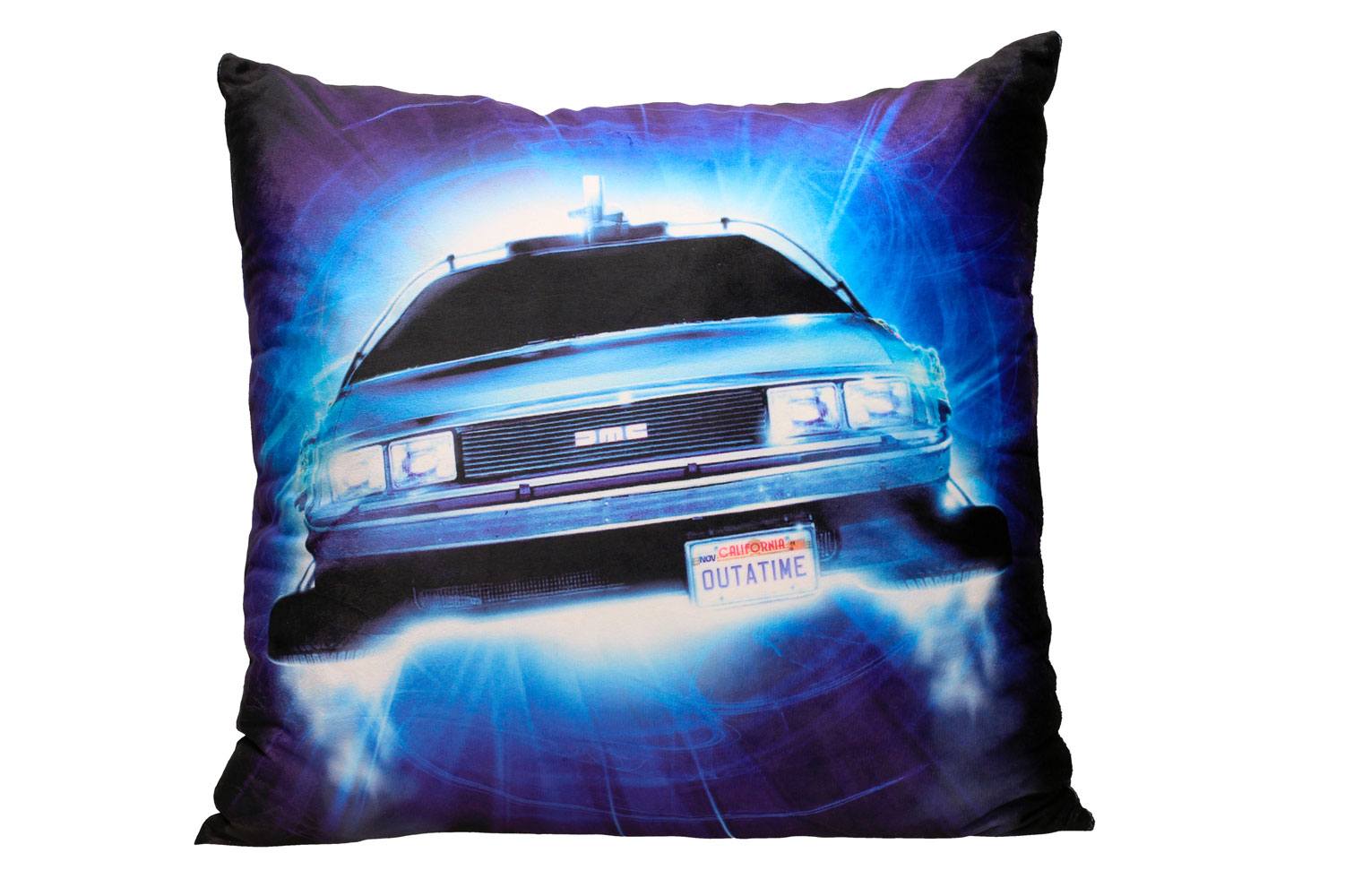 Zurück in die Zukunft Kissen DeLorean Roads 45 cm
