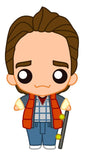 Zurück in die Zukunft Pokis Minifigur Marty McFly 6 cm