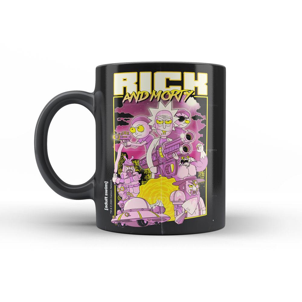 Rick & Morty Tasse Retro Poster