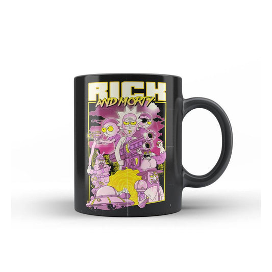 Rick & Morty Tasse Retro Poster