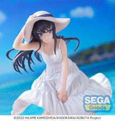 Rascal Does Not Dream of a Bunny Girl Senpai Luminasta PVC Statue Mai Sakurajima Summer Dress 17 cm