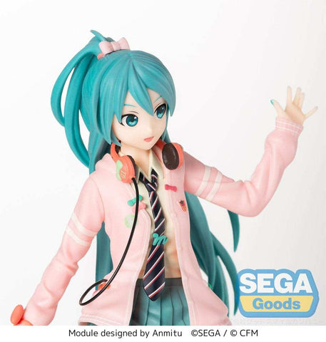 Hatsune Miku Project DIVA Arcade SPM PVC Statue Hatsune Miku Ribbon Girl 24 cm