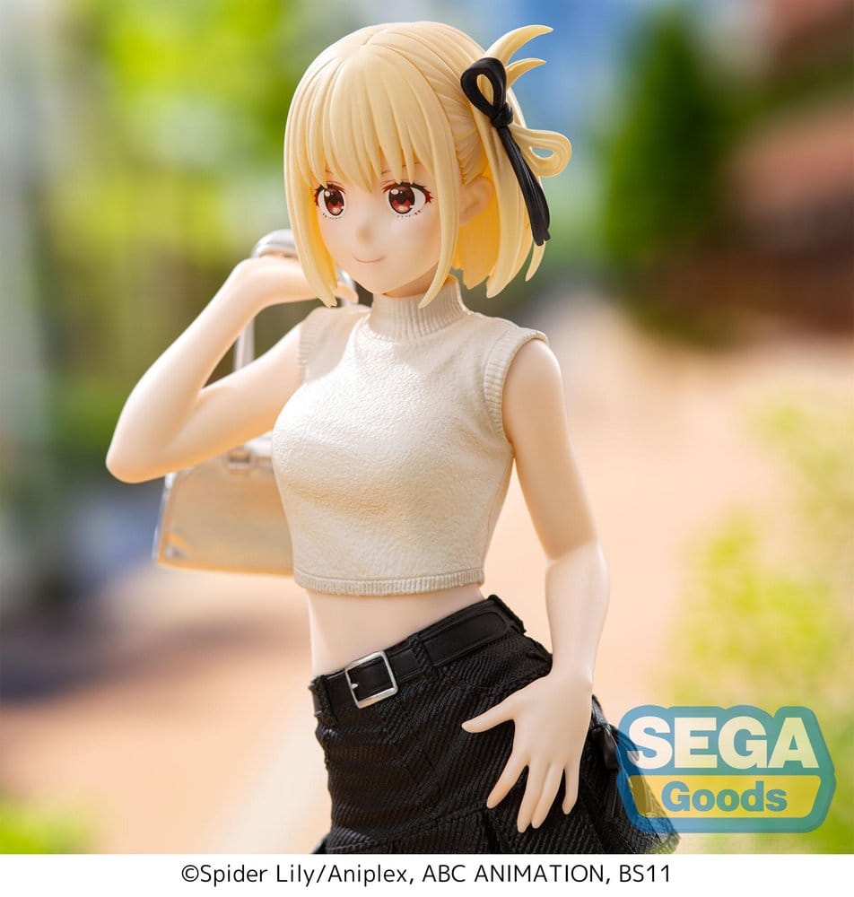 Lycoris Recoil High Premium Figure PVC Figur Chisato Nishikigi Street Snap 20 cm