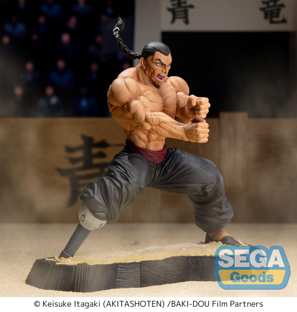 Baki-Dou Luminasta PVC Figur Kaioh Retsu 15 cm