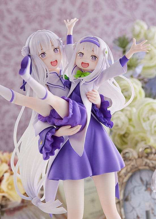 Re:Zero Starting Life in Another World PVC Statue 1/7 Emilia & Childhood Emilia 24 cm