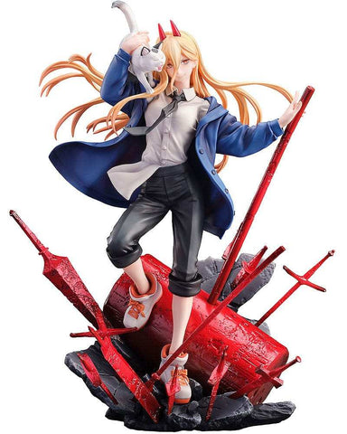 Chainsaw Man Statue 1/7 Power & Meowy 28 cm