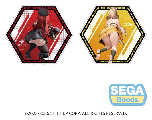 Goddess of Victory: Nikke Acrylic Stand PtZ Double-Sided Rapi: Red Hood / Anis: Sparkling Summer 25 cm