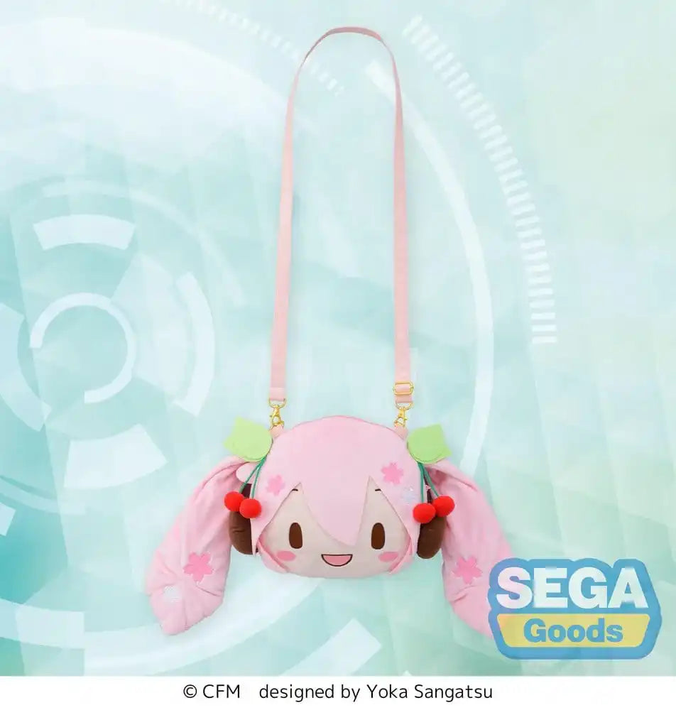 Character Vocal Series 01: Hatsune Miku fuwa petit Umhängetasche Sakura Miku Face (M)
