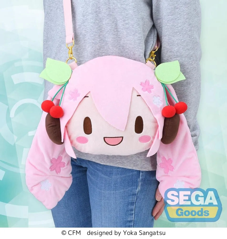 Character Vocal Series 01: Hatsune Miku fuwa petit Umhängetasche Sakura Miku Face (M)
