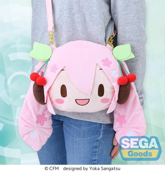 Character Vocal Series 01: Hatsune Miku fuwa petit Umhängetasche Sakura Miku Face (M)