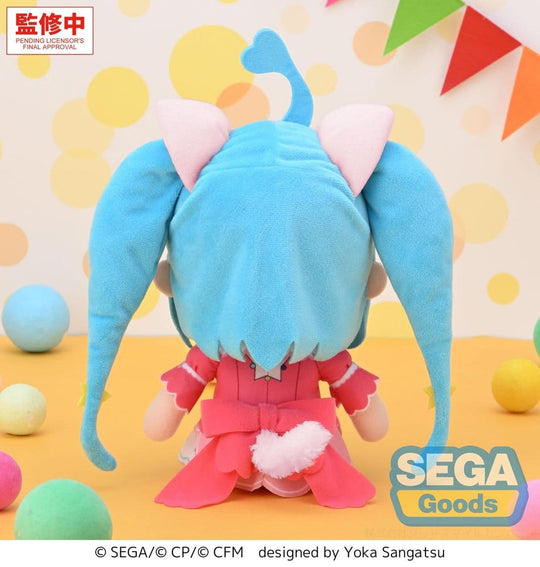 Hatsune Miku: Colorful Stage! Fuwa Petit Plüschfigur Wonderland SEKAI Hatsune Miku Brand New World 22 cm
