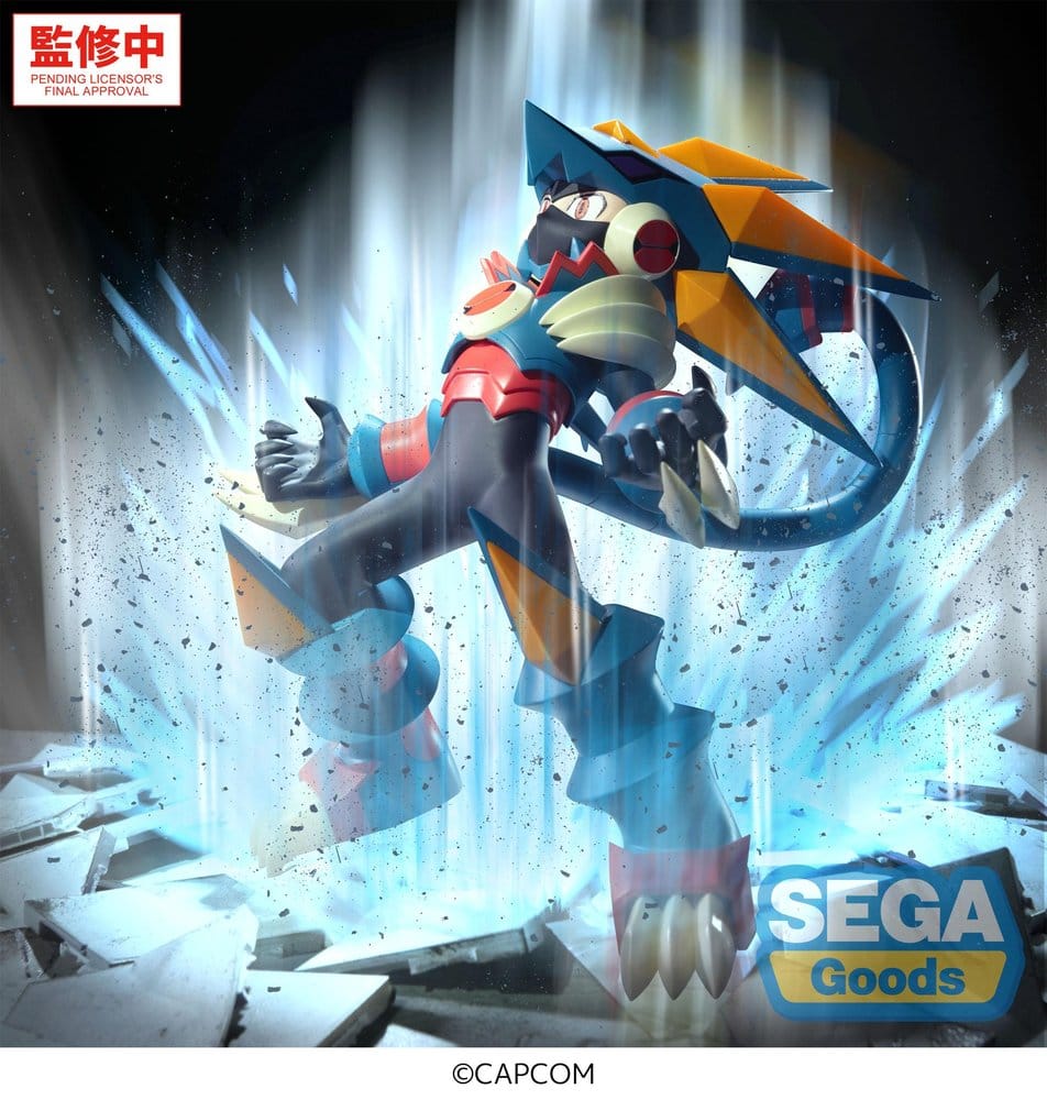 Mega Man Battle Network Luminasta PVC Figur Mega Man Gregar Beast 17 cm