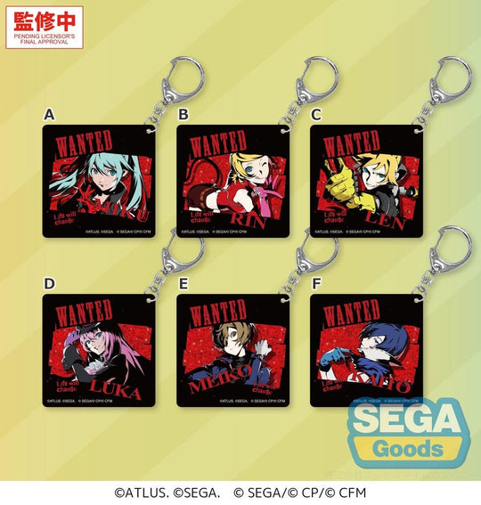 Hatsune Miku: Colorful Stage! x Persona 5 Royal Acryl-Schlüsselanhänger Blind-Box Sortiment (6)