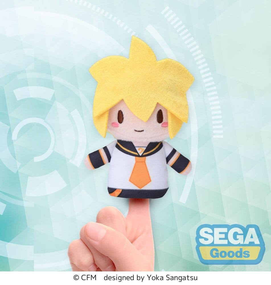 Kagamine Rin & Len Fuwa Petit Plüschfigur Kagamine Len Finger Mascot 10 cm