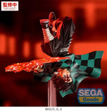 Demon Slayer: Kimetsu no Yaiba Luminasta PVC Figur Tanjiro Kamado Hinokami Kagura Setting Sun Transformation 15 cm