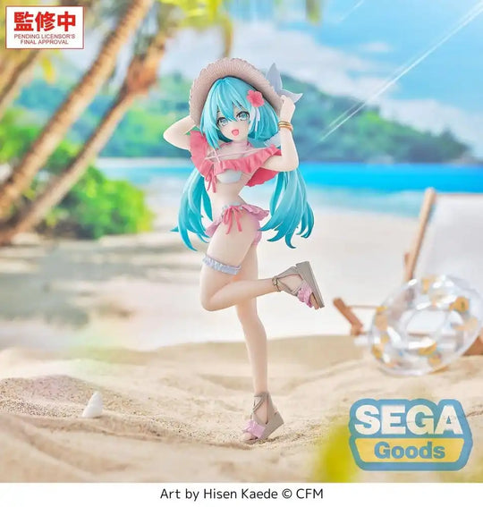 Character Vocal Series 01: Hatsune Miku Luminasta PVC Figur Conceptual Series Vol.1 Tropical Ver. 21 cm