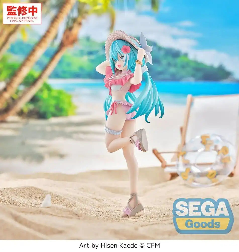 Character Vocal Series 01: Hatsune Miku Luminasta PVC Figur Conceptual Series Vol.1 Tropical Ver. 21 cm