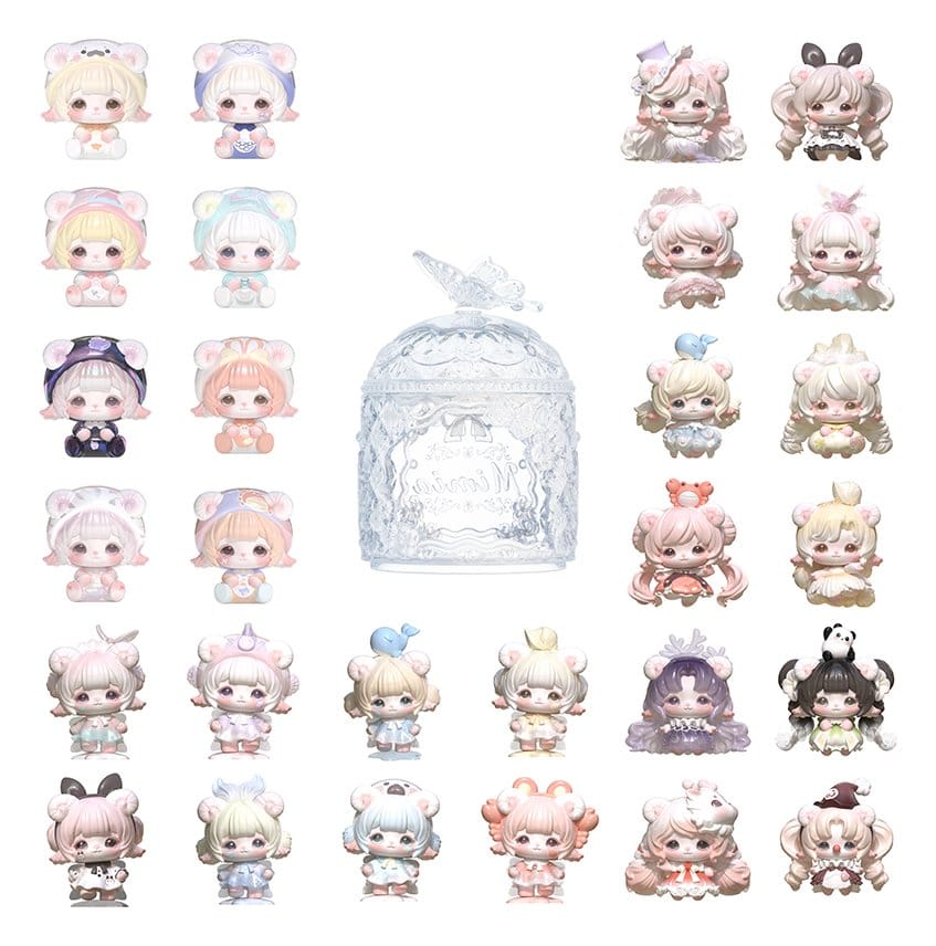 MiMiA Crystal Palace Series Minifiguren Blind Box Sortiment (10)