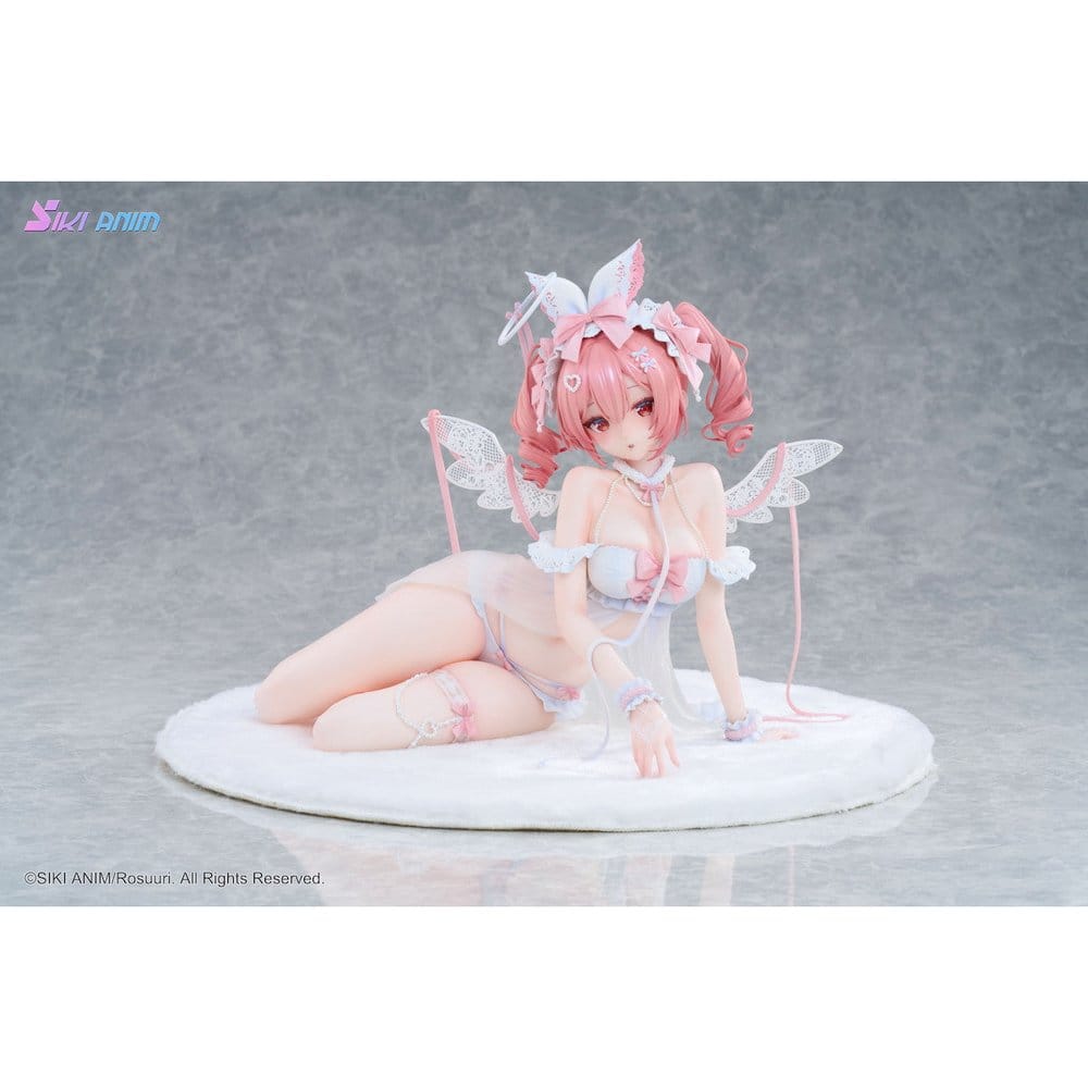 Original Character PVC Figur 1/4 White Rabbit Rosu Angel Ver. Illustrated by Rosuuri 23 cm