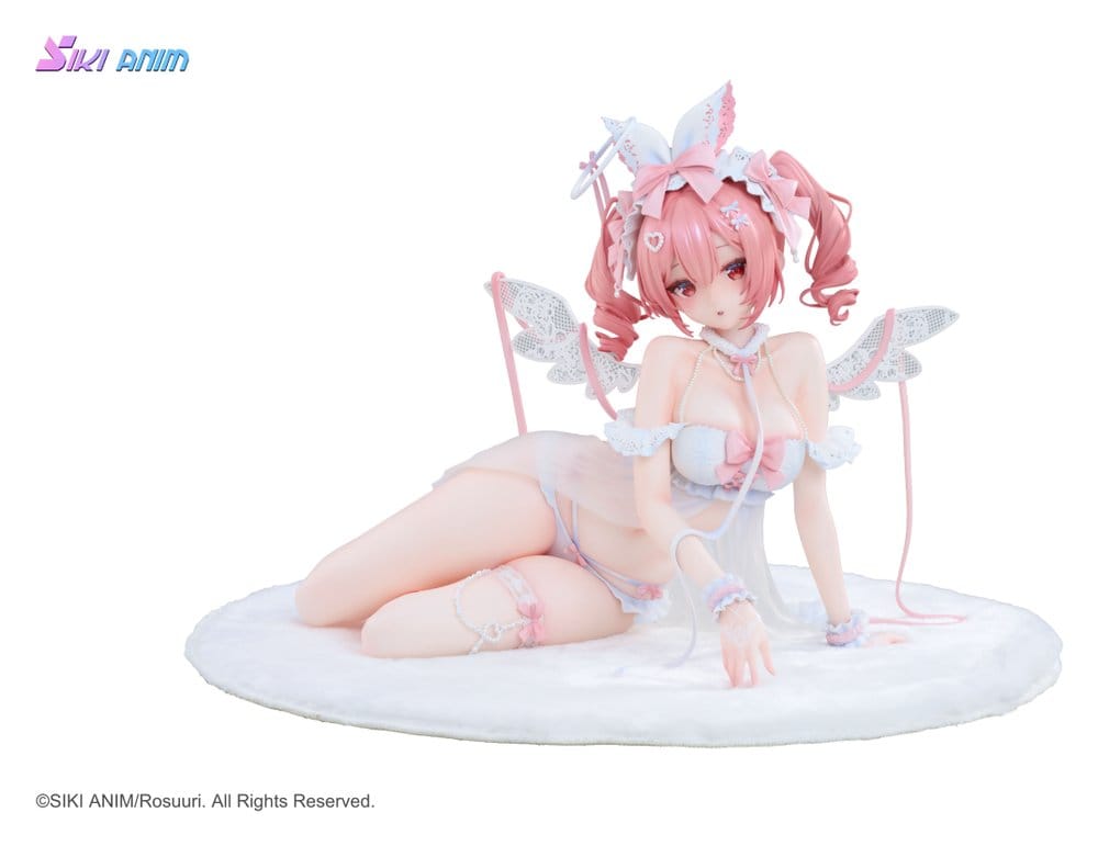 Original Character PVC Figur 1/4 White Rabbit Rosu Angel Ver. Illustrated by Rosuuri Bonus Edition 23 cm