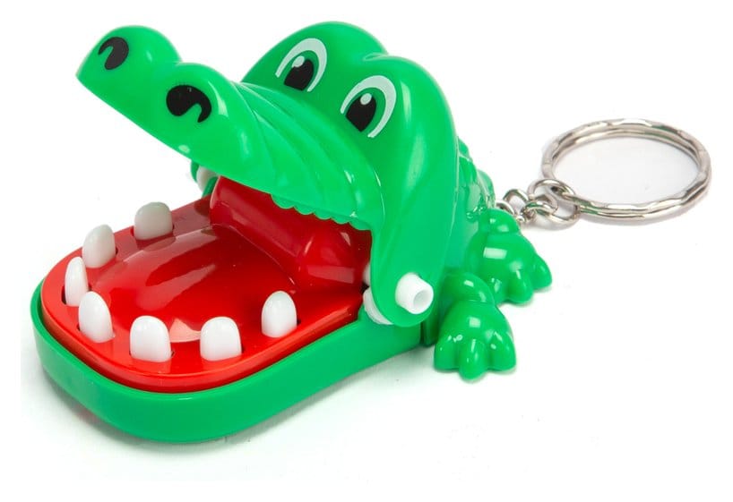 Schlüsselanhänger Mini Beißendes Krokodil