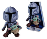 Star Wars Mandalorian Plüschfigur Mandalorian & Mini Grogu 25 cm