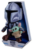 Star Wars Mandalorian Plüschfigur Mandalorian & Mini Grogu 25 cm