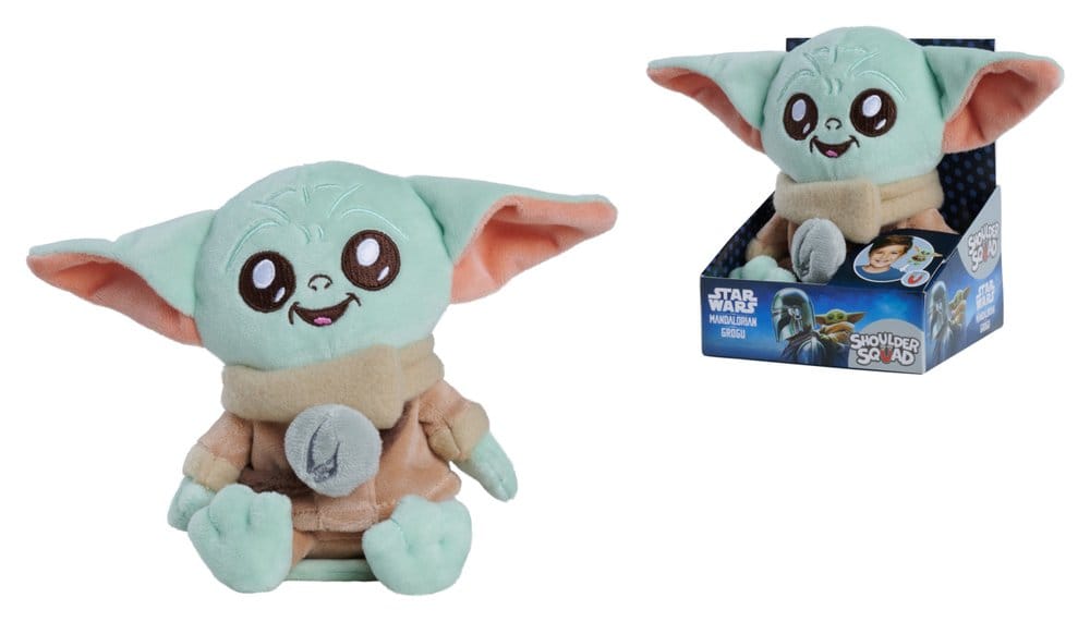 Star Wars Mandalorian Grogu Schulter-Plüschfigur 13 cm
